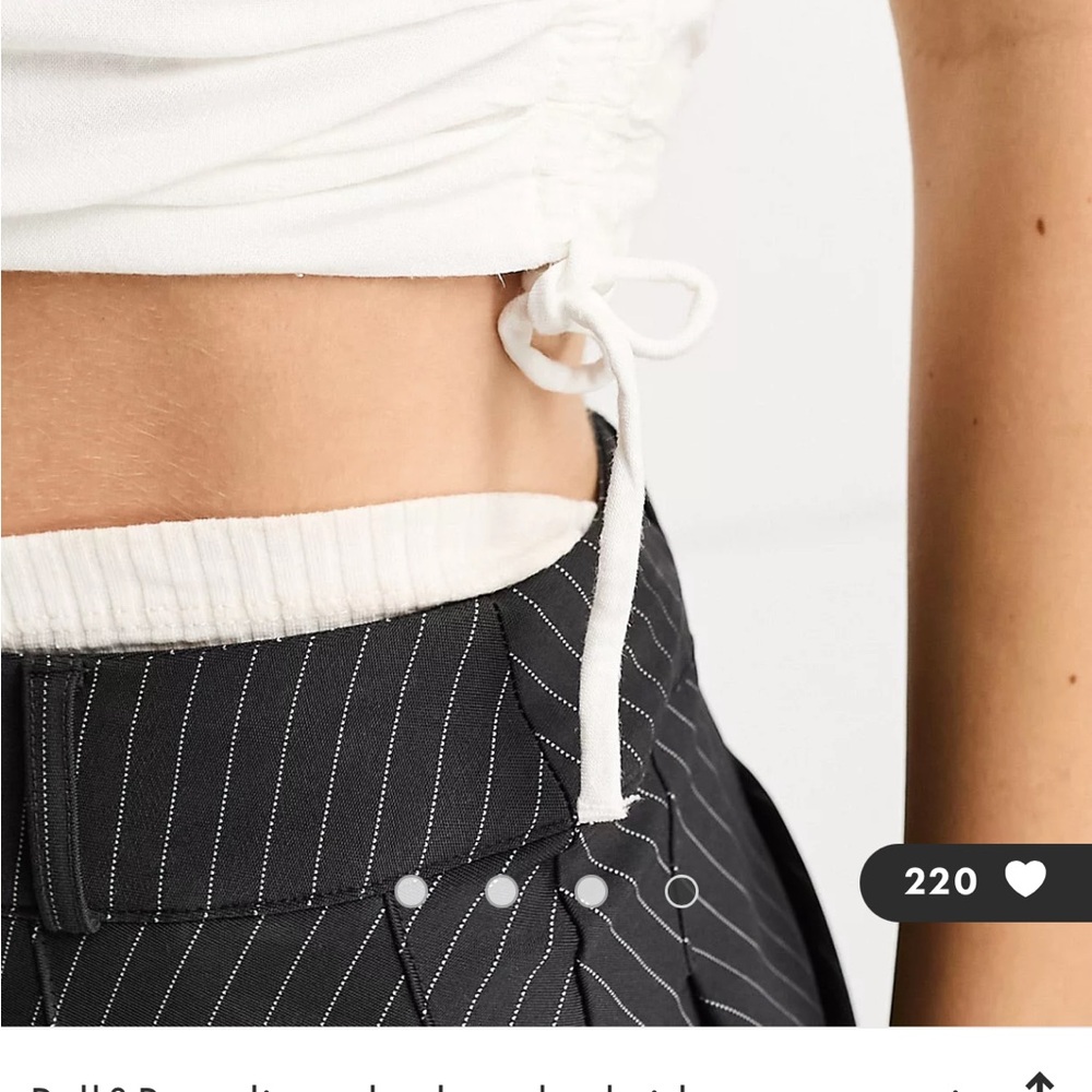 NWWT White Tank with Ruched Sides
